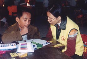 孩子們的成長,不論是在課業上、生活上或心靈上的,都是志工老師們最大的欣慰。