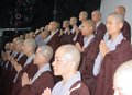 970628香光尼眾佛學院師生叩鐘祈禱